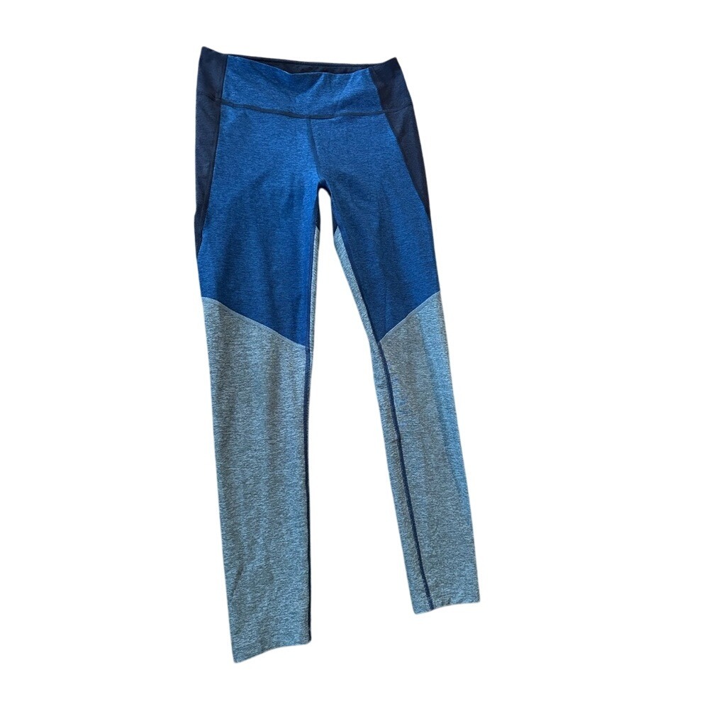 Outdoor Voices Medium Blue Gray Athletic‎ Leggings Running Workout Gym